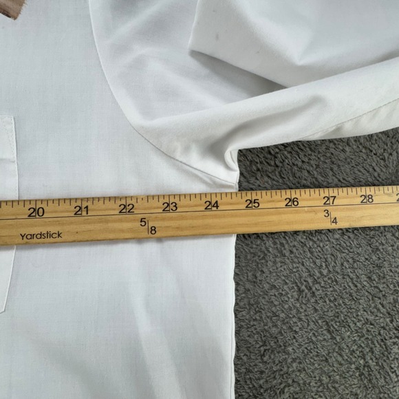 Creative Artwear L White Long Sleeve Button Up Shirt Cactus Sun Southwest Art - Picture 6 of 12